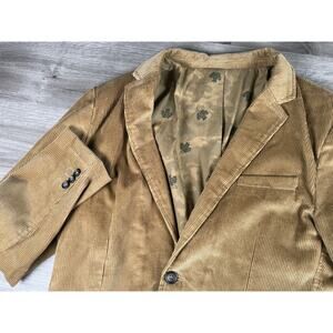 Vintage Jeep Spirit Blazer Jacket Men’s Chest 48" Brown Corduroy Suit Coat